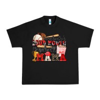 Black somebody's loud mouth baseball mama Urban Heavy Tee - Zillion Design Studio