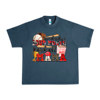 Midnight Navy somebody's loud mouth baseball mama Urban Heavy Tee - Zillion Design Studio