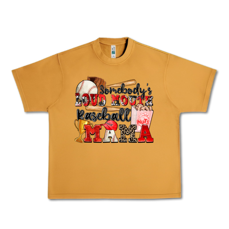 Somebody's Loud Mouth Baseball Mama Urban Heavy Tee by Zillion Design Studio | Teevron