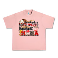 Salmon somebody's loud mouth baseball mama Urban Heavy Tee - Zillion Design Studio