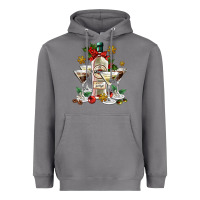 Storm Christmas martini  and martini bottle Heavyweight Hoodie - AdoDesignShop