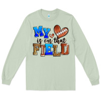 Matcha my heart is on that field american football Long Sleeve Tee - Zillion Design Studio