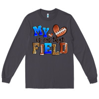 Smoke my heart is on that field american football Long Sleeve Tee - Zillion Design Studio