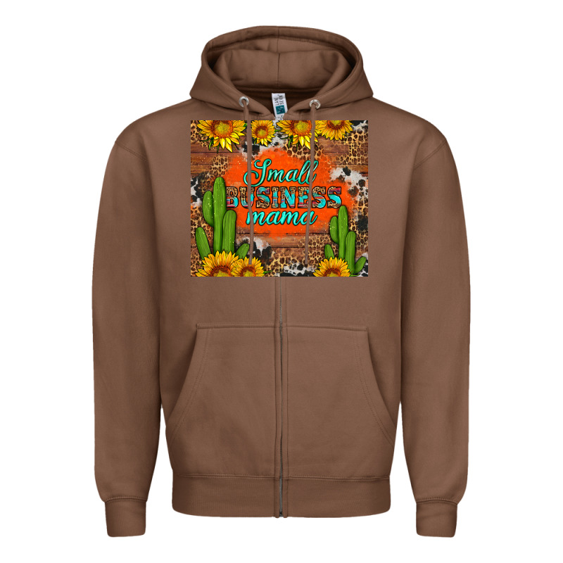 Small Business Mama Zipper Hoodie by HRA Design Shop | Teevron