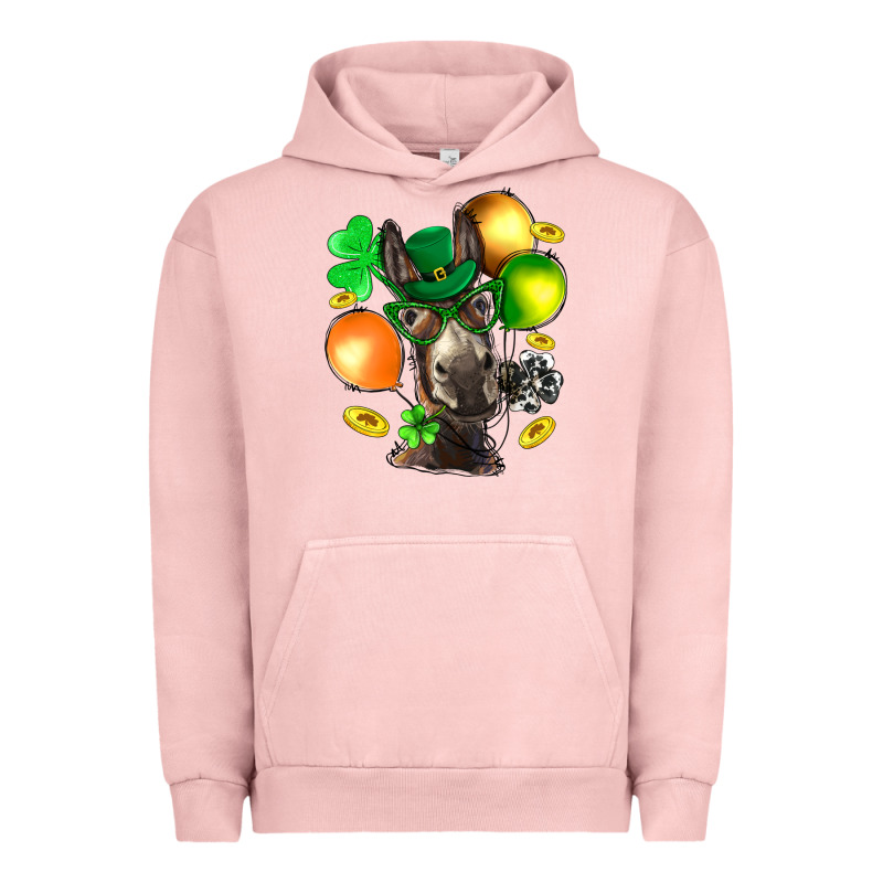 St. Patricks Clovers With Donkey Urban Hoodie by BundleAndBundleShop | Teevron