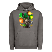 Pigment Tornado St. Patricks Clovers With Donkey Urban Hoodie - BundleAndBundleShop
