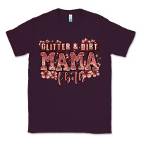 Plum glitter and dirt mama of both girls Classic Tee - Zillion Design Studio