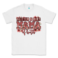 White glitter and dirt mama of both girls Classic Tee - Zillion Design Studio
