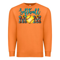 Carrot western leopard  sunflowers glitter mom softball Premium Sweatshirt - Artiststas