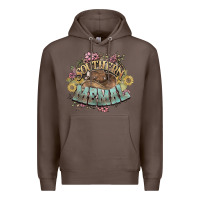Coffee southern memal western flowers Premium Hoodie - NancyCooperArtShop