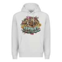Dove Grey southern memal western flowers Premium Hoodie - NancyCooperArtShop