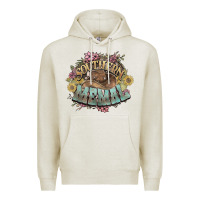 Oatmeal Heather southern memal western flowers Premium Hoodie - NancyCooperArtShop
