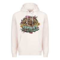 Pale Pink southern memal western flowers Premium Hoodie - NancyCooperArtShop
