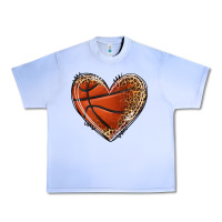 Grape Ice basketball heart Urban Heavy Tee - texasbilliewilder