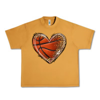 Peanut Butter basketball heart Urban Heavy Tee - texasbilliewilder