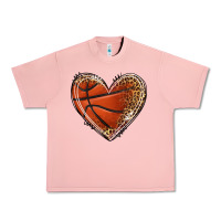 Salmon basketball heart Urban Heavy Tee - texasbilliewilder