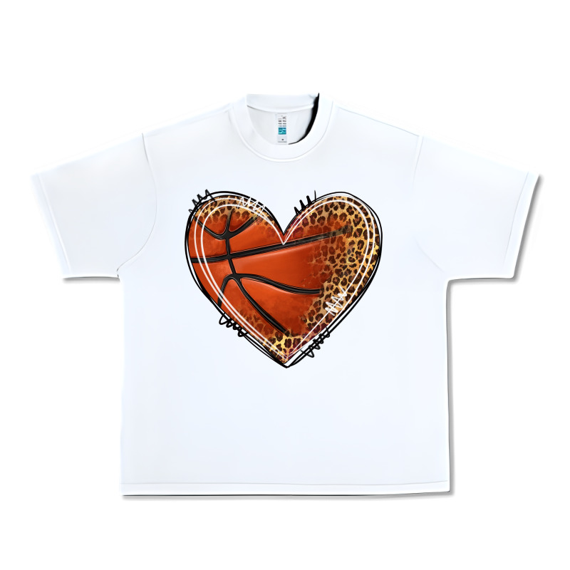 Basketball Heart Urban Heavy Tee by texasbilliewilder | Teevron