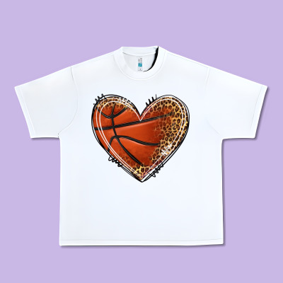 Urban Heavy Tee basketball heart