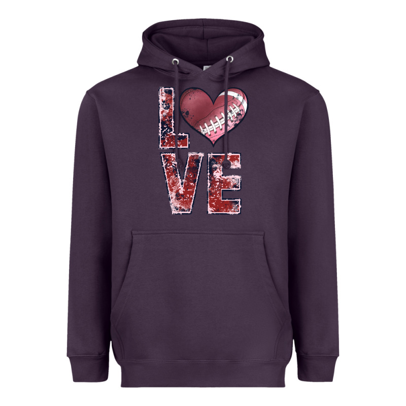 Football Love Heavyweight Hoodie by JahusDesignShop | Teevron