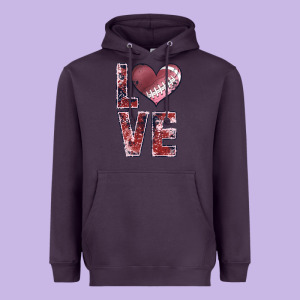 Football Love Heavyweight Hoodie Designed By Jahusdesignshop