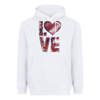 White football love Heavyweight Hoodie - JahusDesignShop