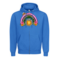 True Royal summer sun rainbow Zipper Hoodie - HRA Design Shop