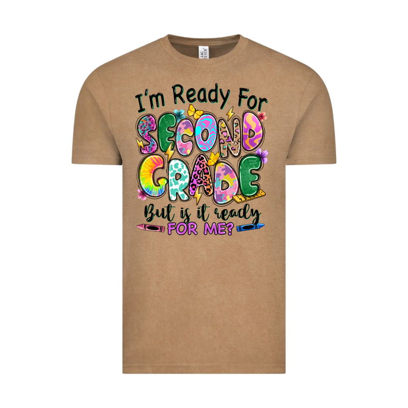 I'm Ready For Second Grade But Is It Ready For Me Vintage Tee by RanaPortraitStore | Teevron