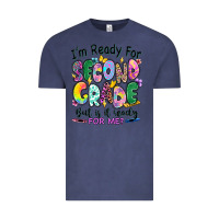 Vintage Denim I'm ready for second grade but is it ready for me Vintage Tee - RanaPortraitStore