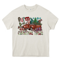 Cream fram fresh christmas trees Heavy Core Tee - SublimationCraftShop
