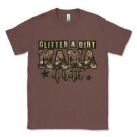 Chestnut glitter and dirt mama of both Classic Tee - Zillion Design Studio