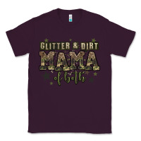 Plum glitter and dirt mama of both Classic Tee - Zillion Design Studio