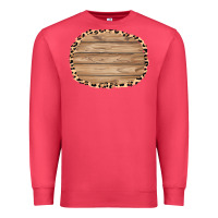 Cardinal wood and leopard background 3200x2400 Premium Sweatshirt - AdoDesignShop