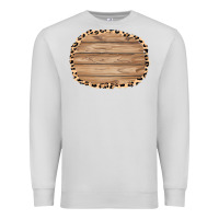 Dove Grey wood and leopard background 3200x2400 Premium Sweatshirt - AdoDesignShop