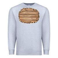 Heather Grey wood and leopard background 3200x2400 Premium Sweatshirt - AdoDesignShop
