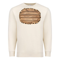 Sandshell wood and leopard background 3200x2400 Premium Sweatshirt - AdoDesignShop