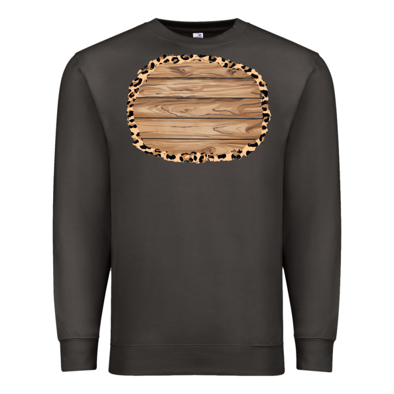Wood And Leopard Background 3200x2400 Premium Sweatshirt by AdoDesignShop | Teevron