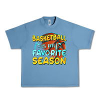 Pebble Blue basketball is my favorite season Urban Heavy Tee - texasbilliewilder