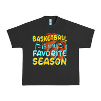 Pigment Black basketball is my favorite season Urban Heavy Tee - texasbilliewilder