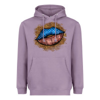 Lavender western 4 of july lips Heavyweight Hoodie - BundleAndBundleShop