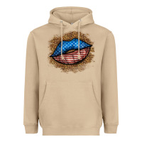 Mushroom western 4 of july lips Heavyweight Hoodie - BundleAndBundleShop