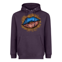 Plum western 4 of july lips Heavyweight Hoodie - BundleAndBundleShop