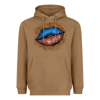 Toasted Coconut western 4 of july lips Heavyweight Hoodie - BundleAndBundleShop