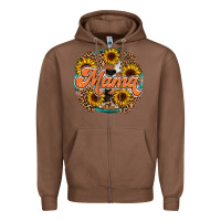 Chestnut mama western Zipper Hoodie - RacoonDesign