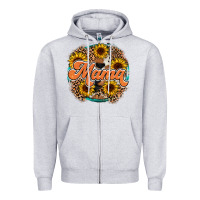 Heather Grey mama western Zipper Hoodie - RacoonDesign