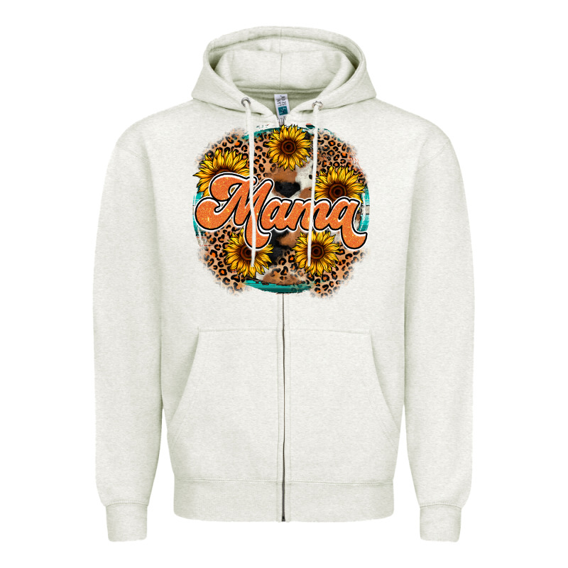 Mama Western Zipper Hoodie by RacoonDesign | Teevron