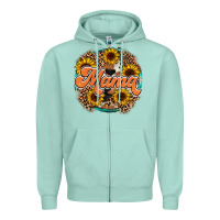 Seafoam mama western Zipper Hoodie - RacoonDesign