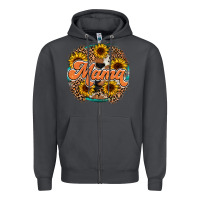 Smoke mama western Zipper Hoodie - RacoonDesign