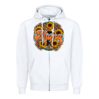 White mama western Zipper Hoodie - RacoonDesign
