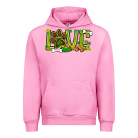 Fuchsia Pink St. Patrick's Day love dog paw Urban Hoodie - BundleAndBundleShop