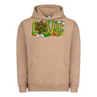 Pigment Burro St. Patrick's Day love dog paw Urban Hoodie - BundleAndBundleShop